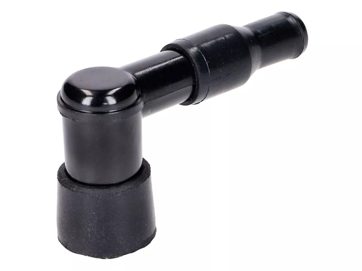 spark plug cap 90° long type -101 OCTANE- black