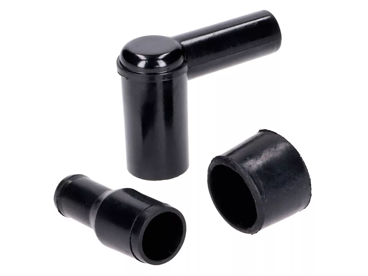 spark plug cap 90° long type -101 OCTANE- black