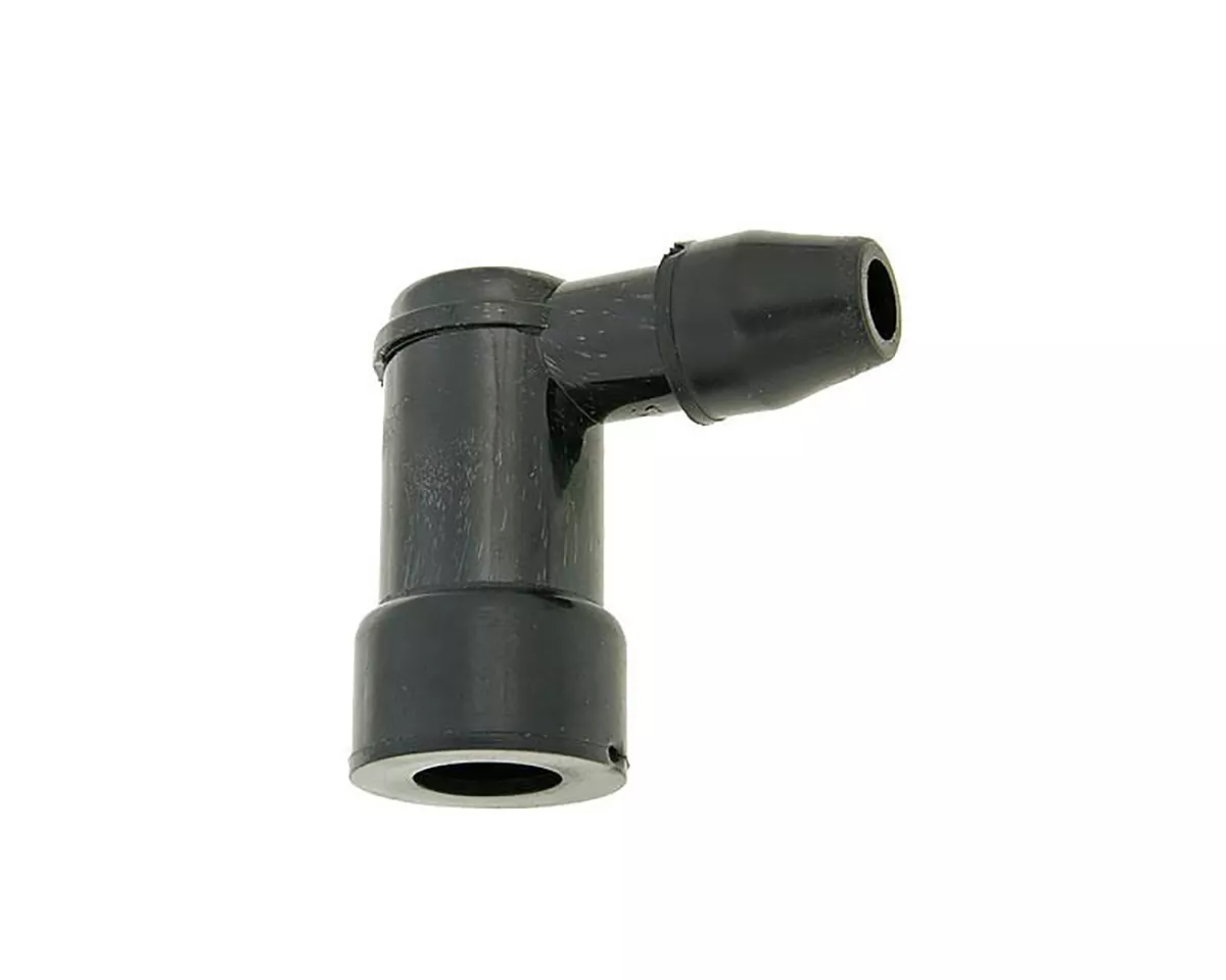 Konektor busi 90° pendek -101 OCTANE- hitam