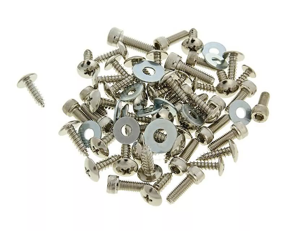 Set di viti cromate per carenatura -101 OCTANE- per Yamaha Aerox, MBK Nitro