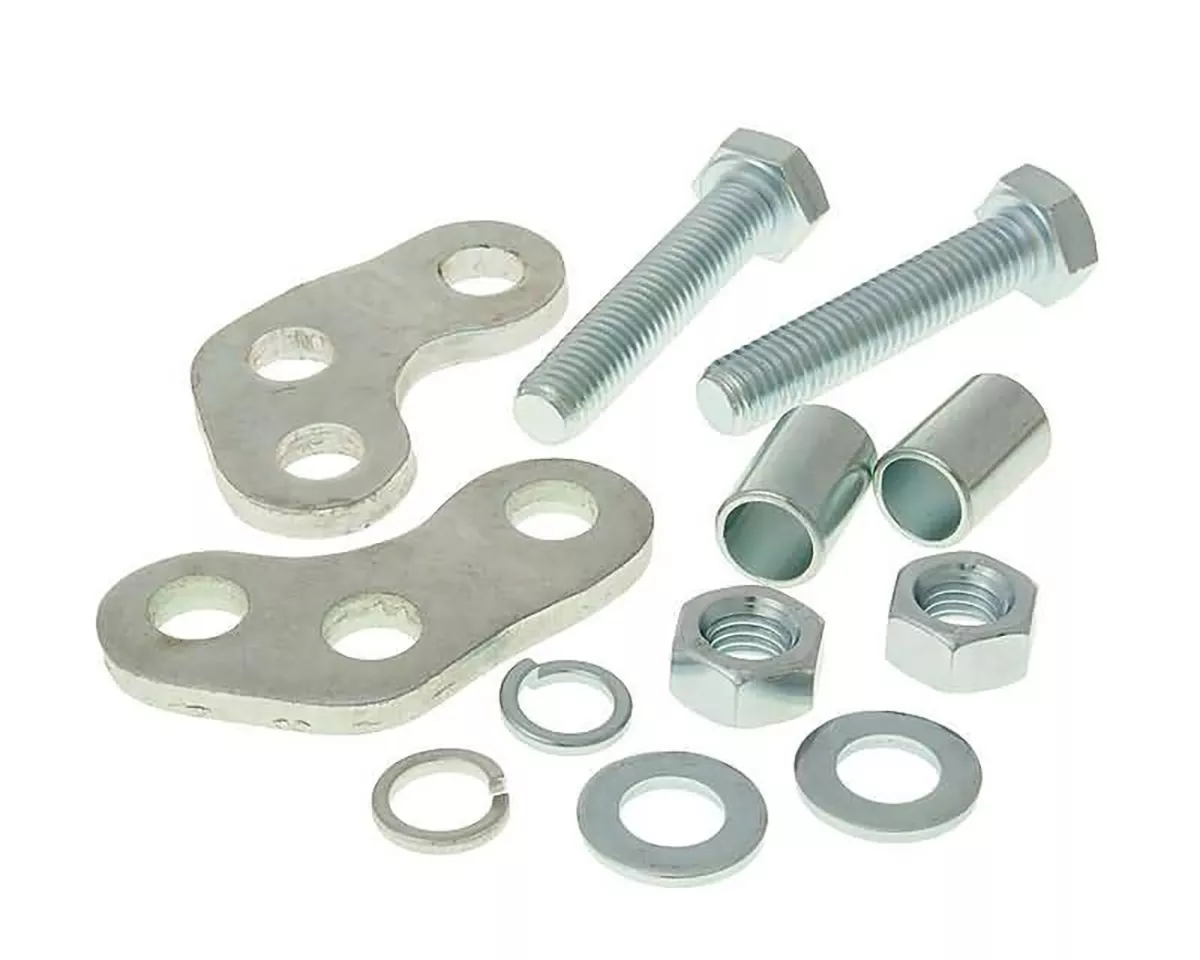 Stötdämparadapter för höjning/sänkning silverfärgad -101 OCTANE- för Derbi Senda (00-), Aprilia RX, SX, Gilera RCR, SMT