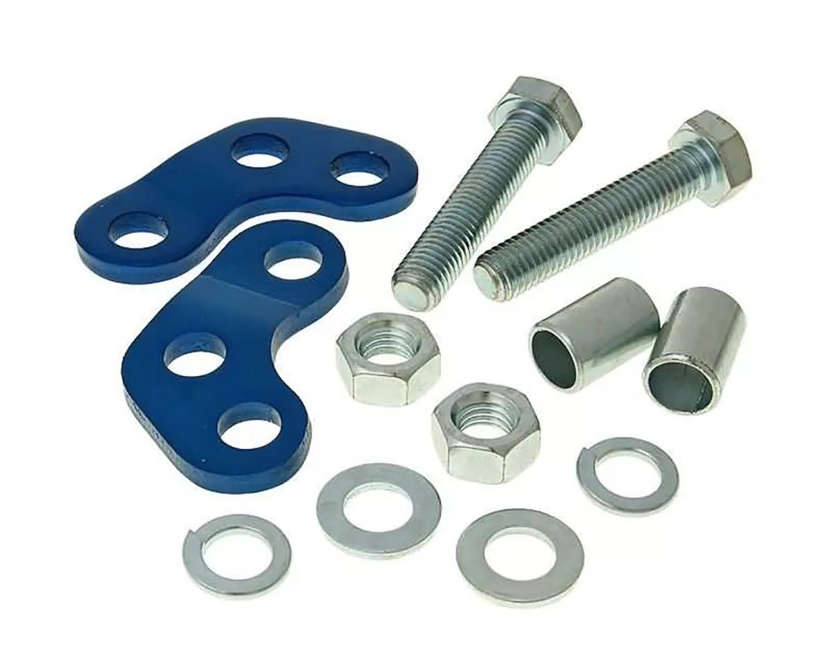 Adattatore ammortizzatore per sollevamento/abbassamento blu -101 OCTANE- per Derbi Senda (00-), Aprilia RX, SX, Gilera RCR, SMT