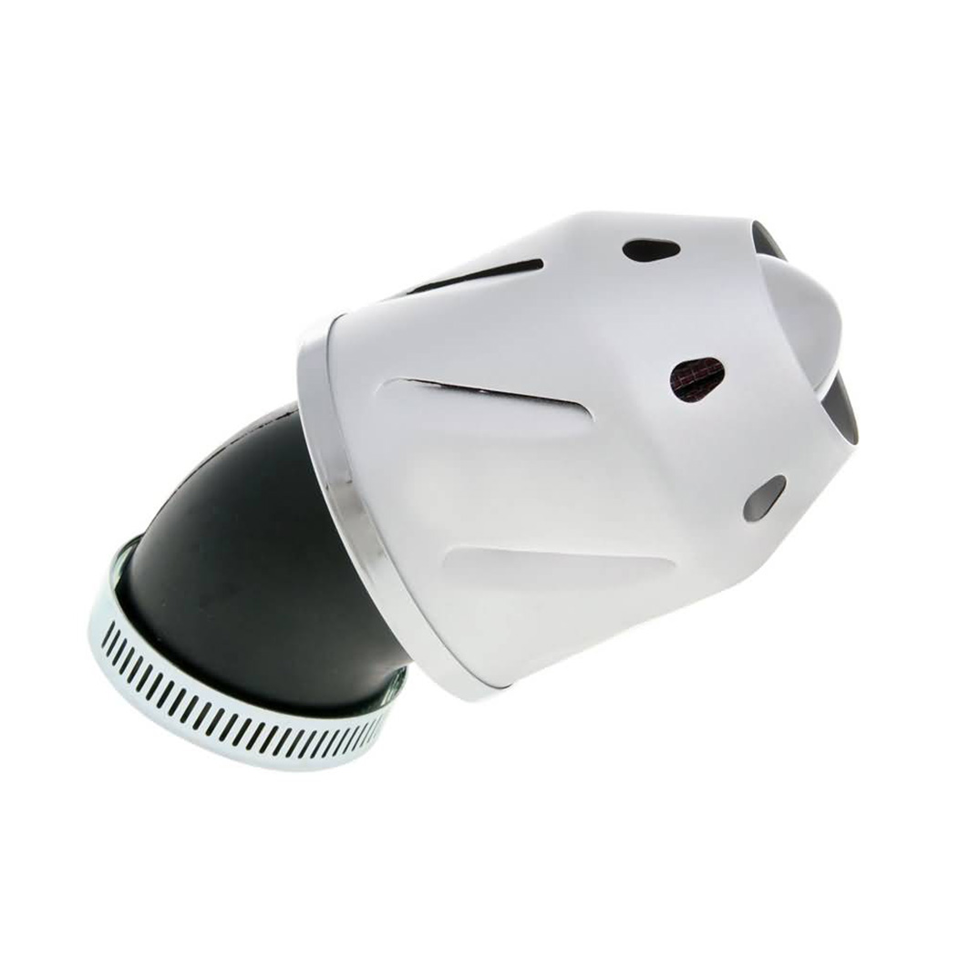 air filter -101 OCTANE- Grenade silver bent version 42mm carb connection