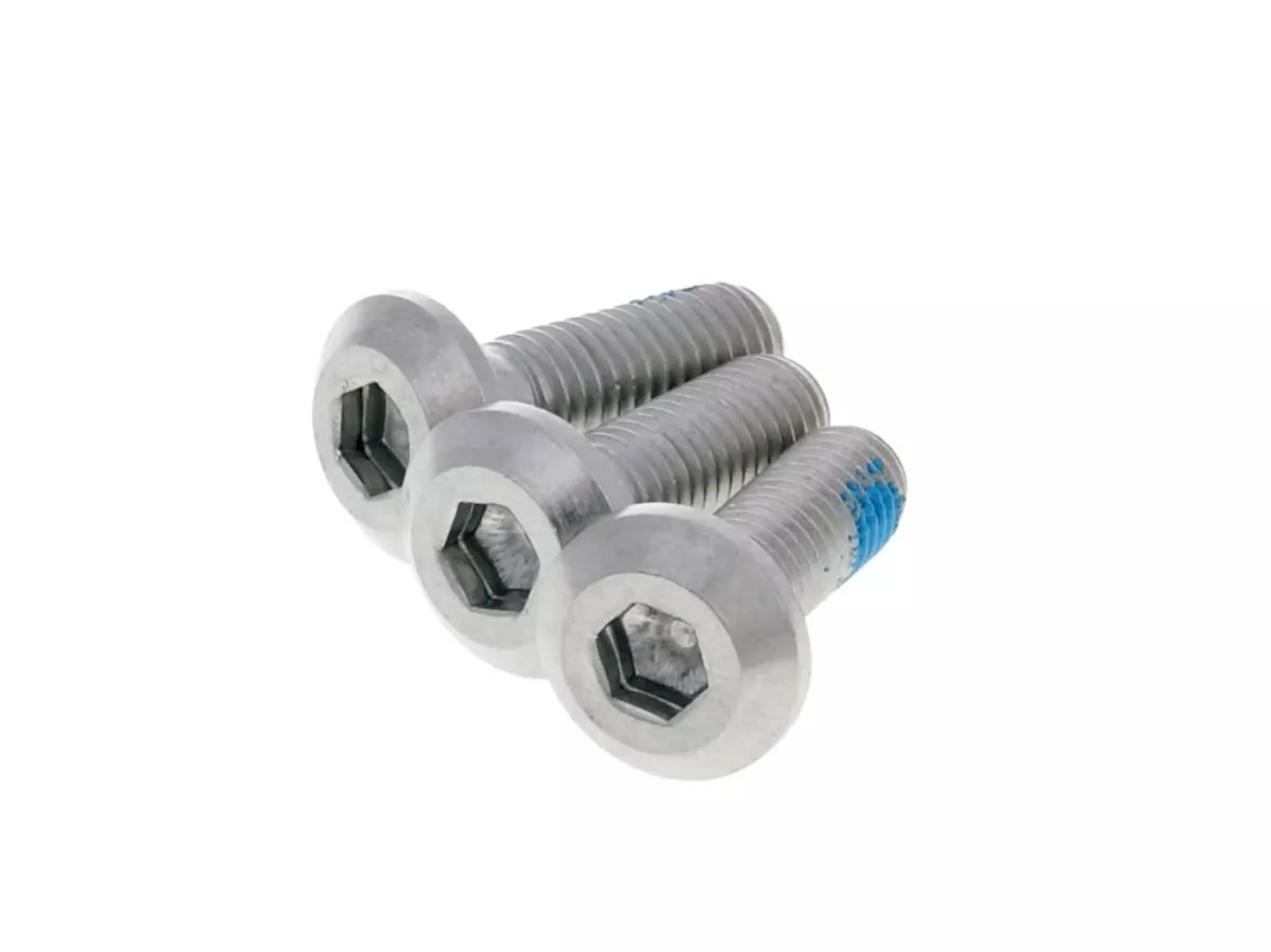 Sekrup kepala datar -101 OCTANE- M8x25/20 untuk cakram rem - set 3