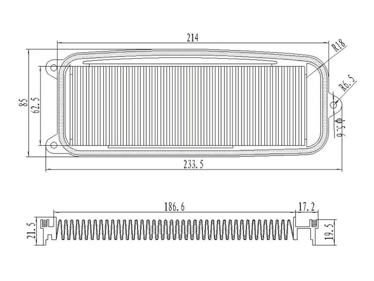 Filtro de aire -101 OCTANE- inserto para Hyosung GV 125-250cc Aquila