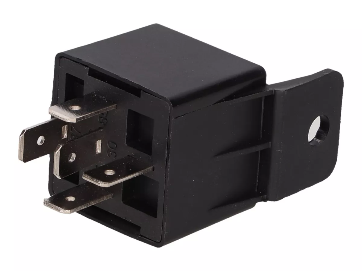 high beam headlight relay / starter relay -101 OCTANE- 12V 30A 5 pins for Aprilia, Derbi, Piaggio Vespa, APE