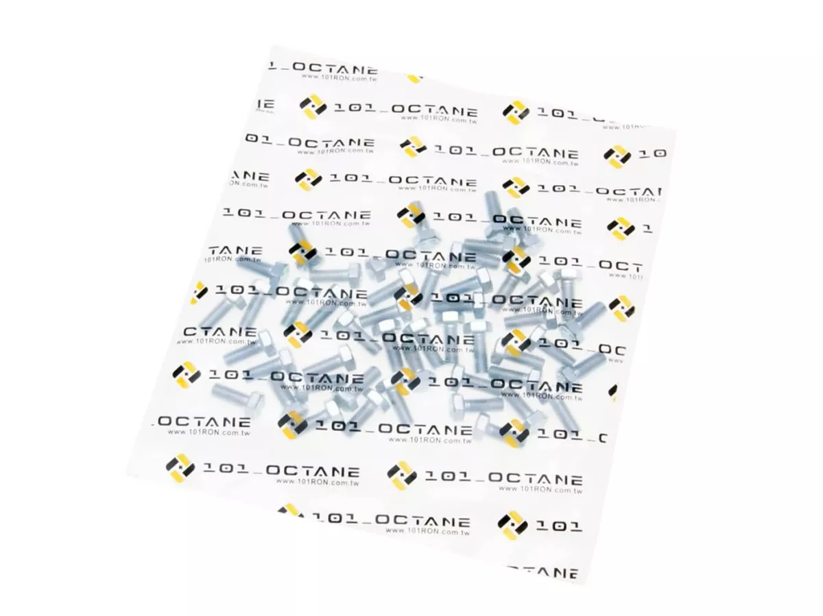 Schrauben 6-kant -101 OCTANE- DIN933 M5x12 Vollgewinde verzinkt (50 Stück)
