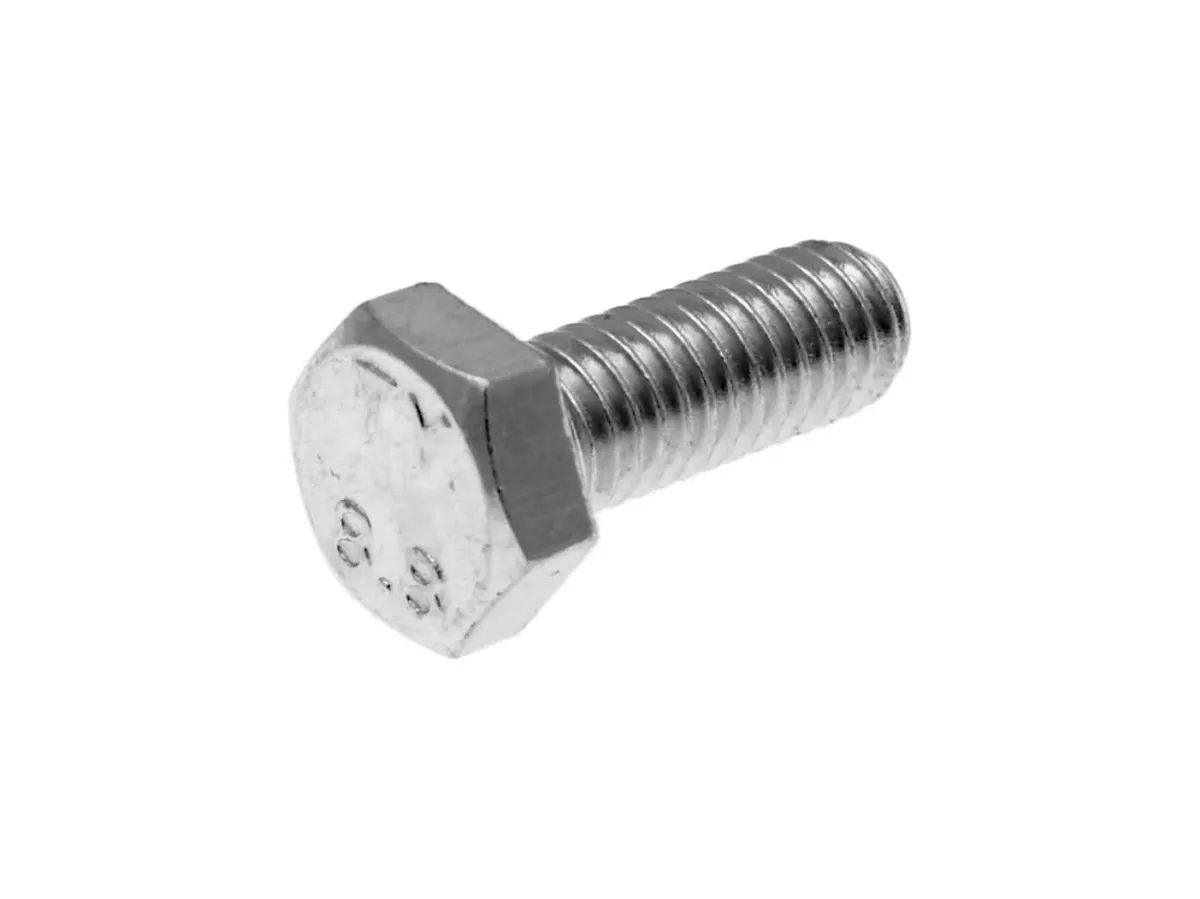 Tornillos de cabeza hexagonal -101 OCTANO- DIN933 M6x16 totalmente roscados galvanizados (50 piezas)