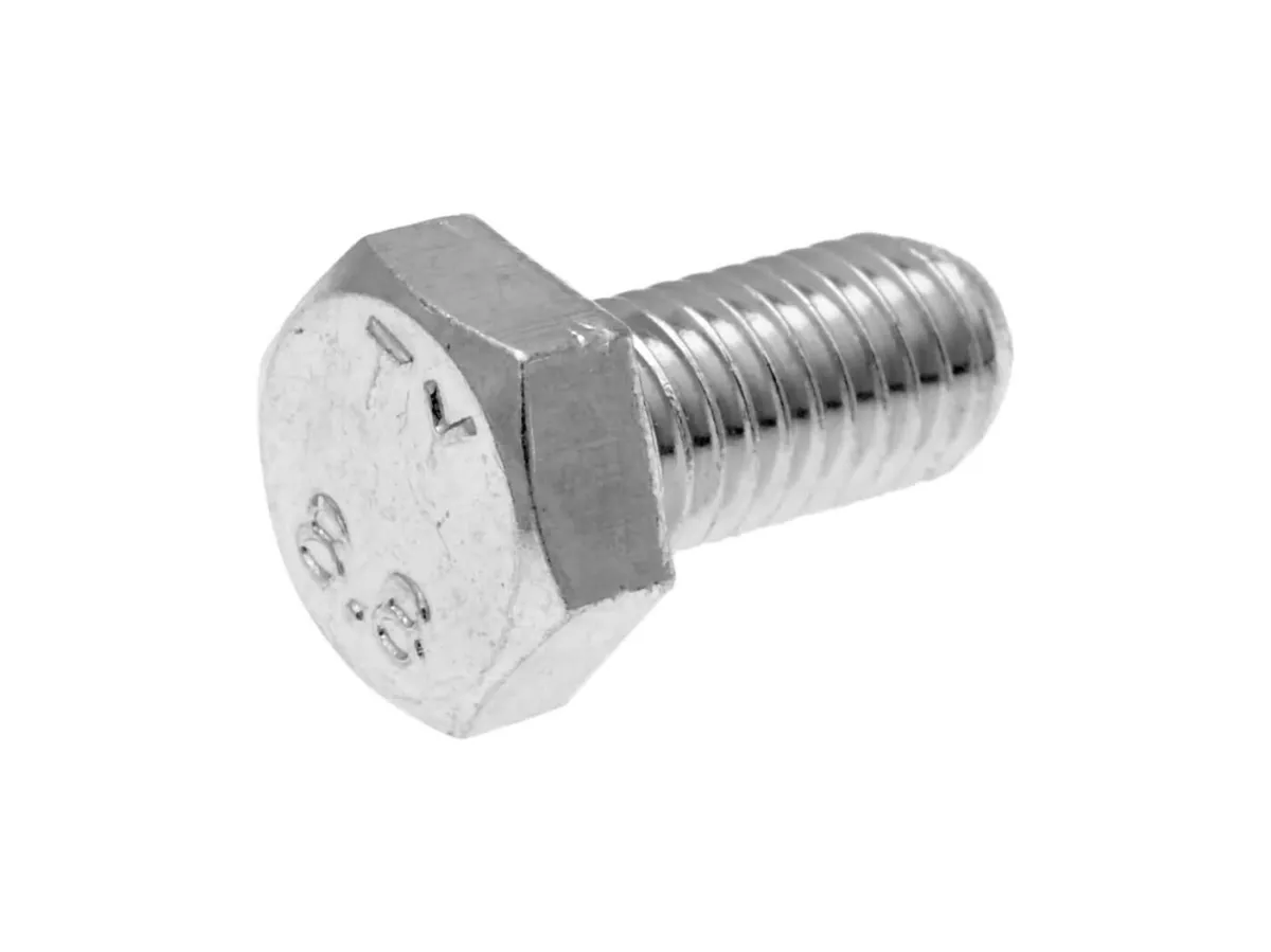 Tornillos de cabeza hexagonal -101 OCTANO- DIN933 M8x16 totalmente roscados galvanizados (50 piezas)