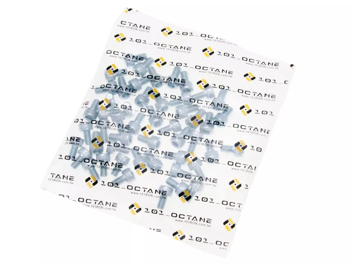 Zylinderschrauben -101 OCTANE- DIN912 M6x10 mit Innensechskant verzinkt (50 Stück)