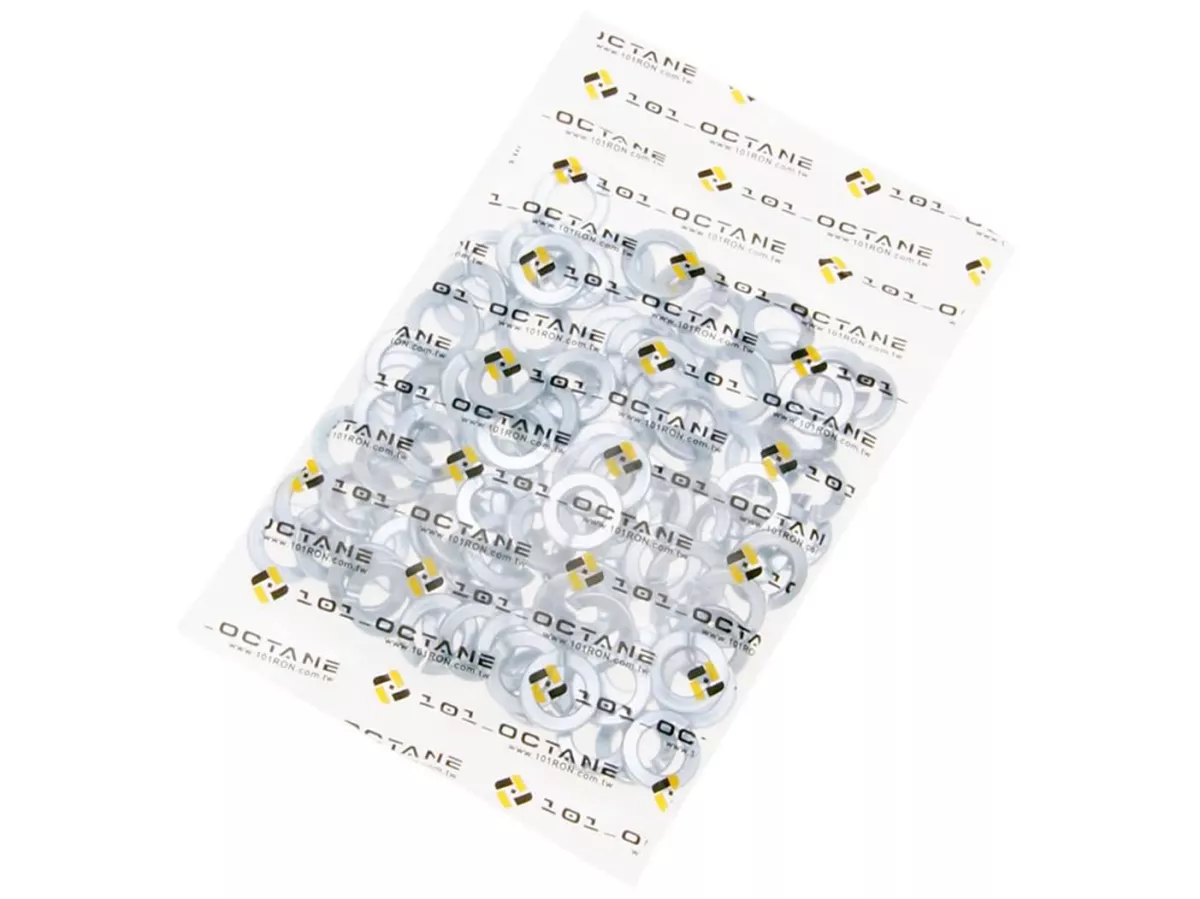 Arandelas elásticas -101 OCTANO- DIN127 para M8 dobladas galvanizadas (100 piezas)
