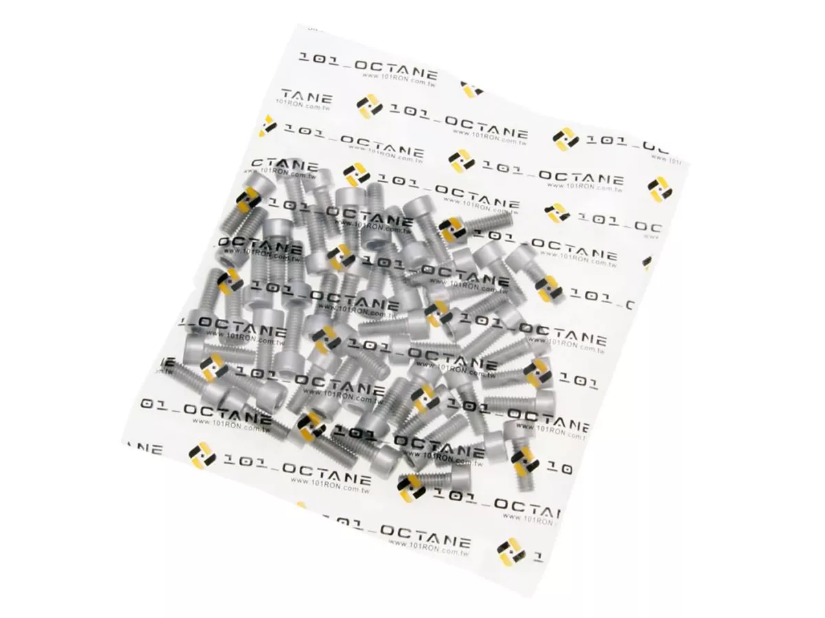 Zylinderschrauben -101 OCTANE- DIN912 M6x16 mit Innensechskant Edelstahl A2 (50 Stück)