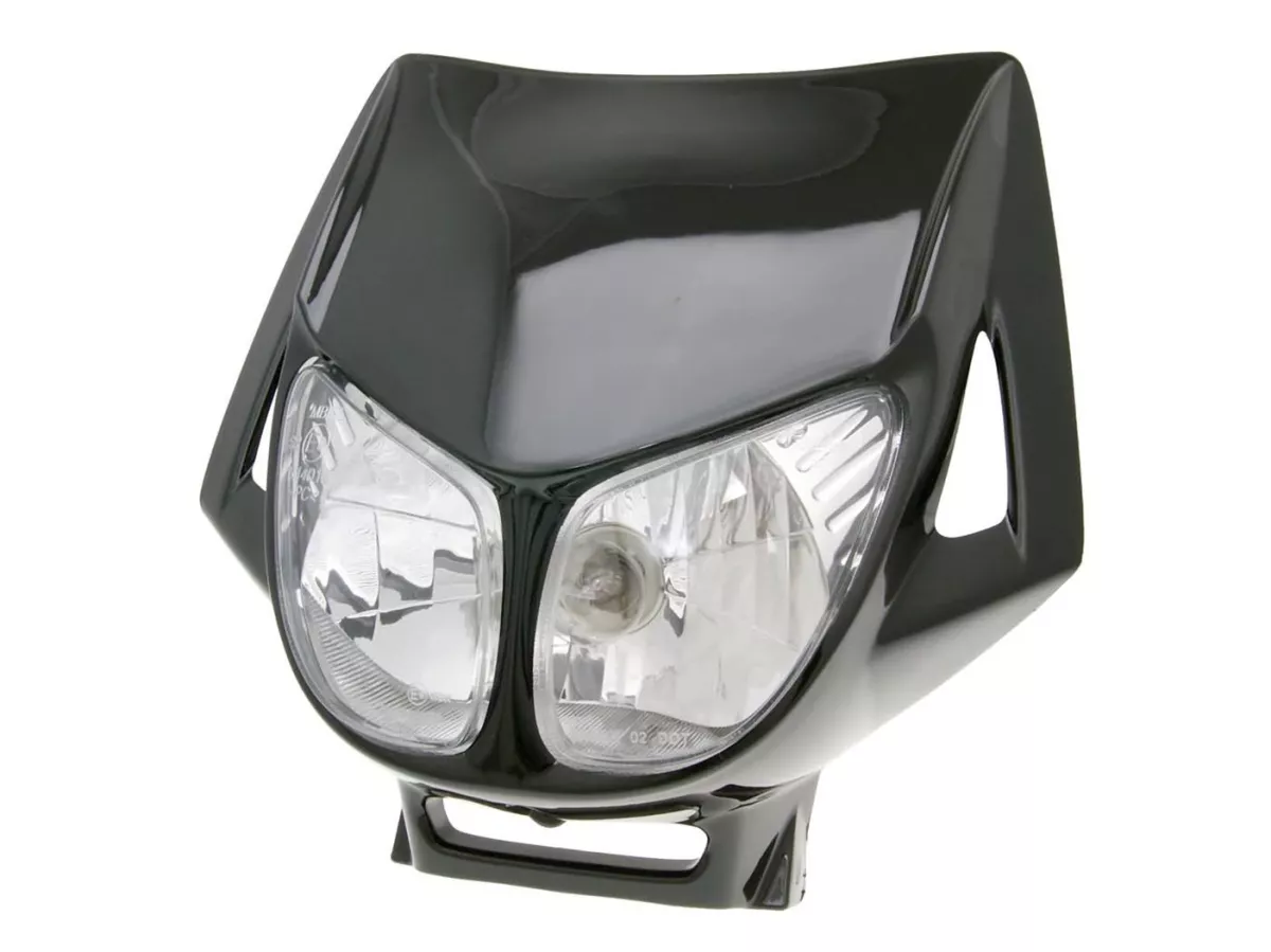 headlight mask -101 OCTANE-Enduro dual optics black