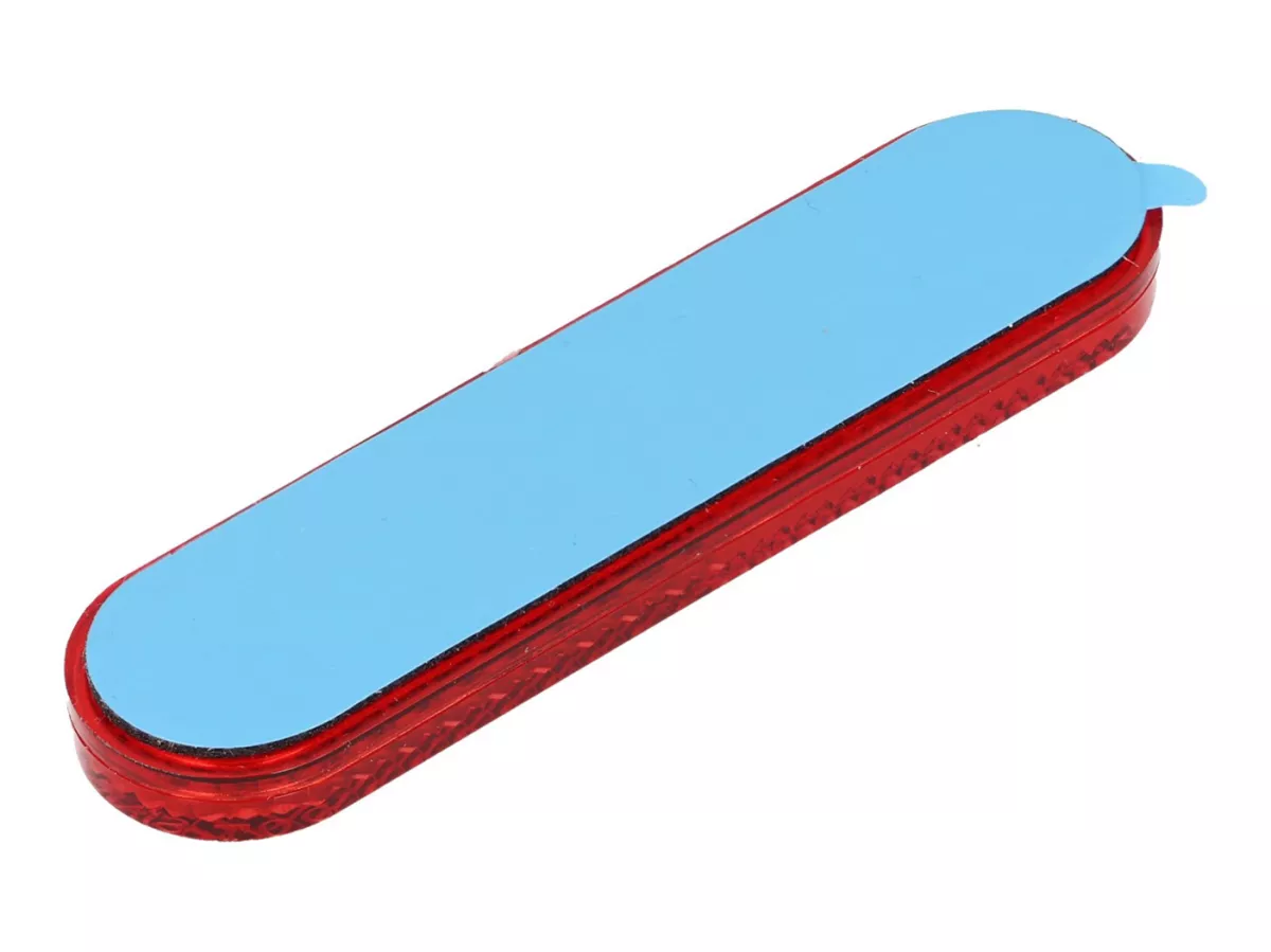 Riflettore -101 OCTANE- 95x25mm rosso autoadesivo