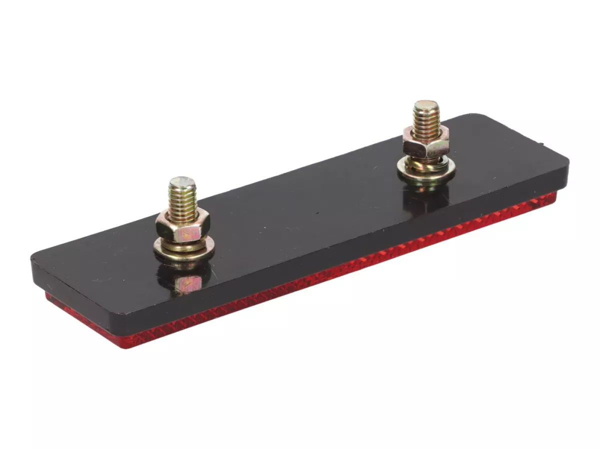 Riflettore -101 OCTANE- 94x28mm rosso M5 avvitabile