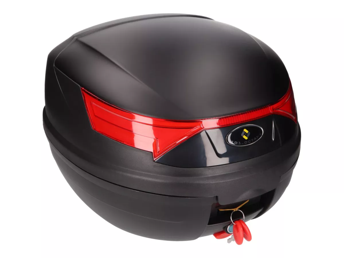 Top Case -101 OCTANE- Evolution negro 32L con sistema de liberación rápida