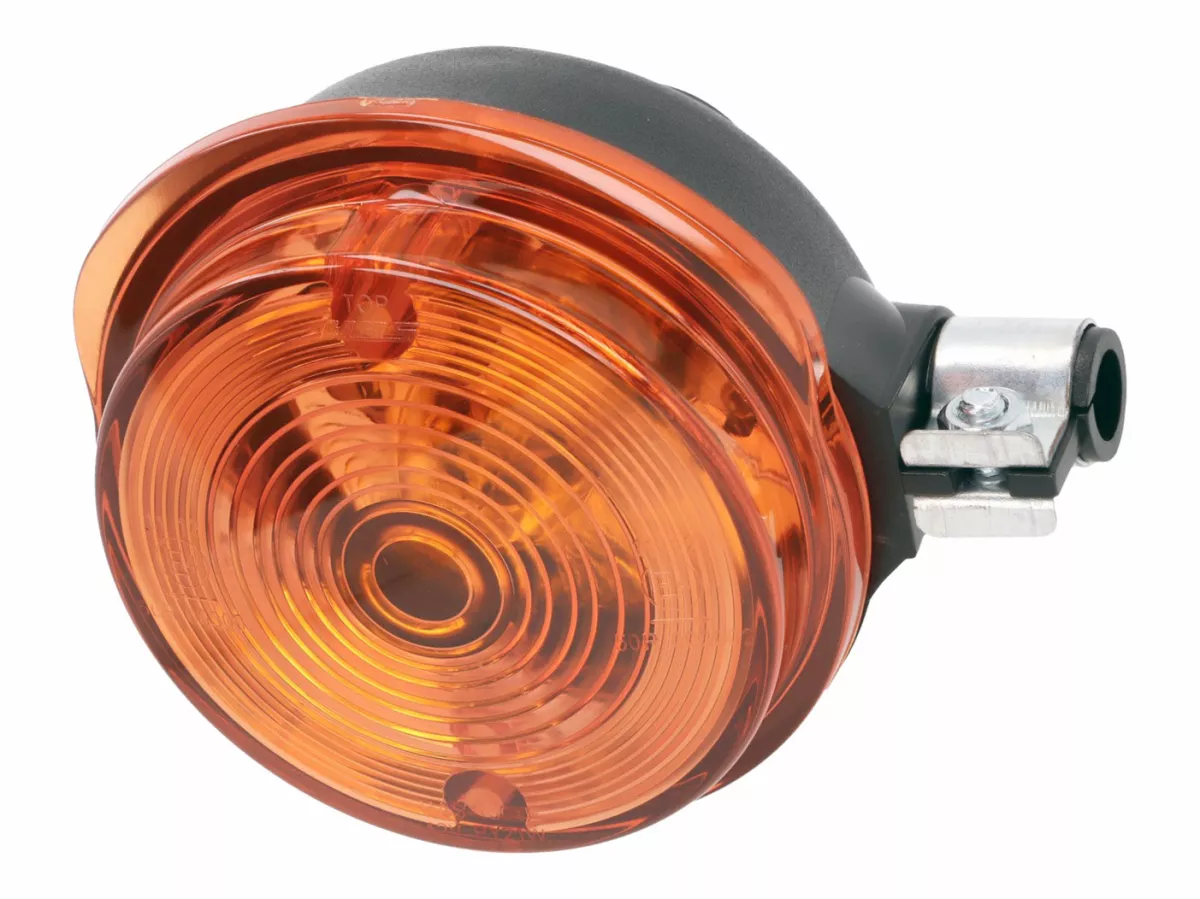 Front indicator round -101 OCTANE- for Simson S50, S51, S70, SR50, SR80, MZ TS 250, ETZ 125, ETZ 150, ETZ 250