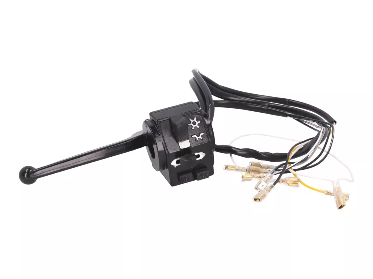 Commutateur guidon gauche avec levier dembrayage -101 OCTANE- pour Simson S51, S53, S70, S83, SR50, SR80