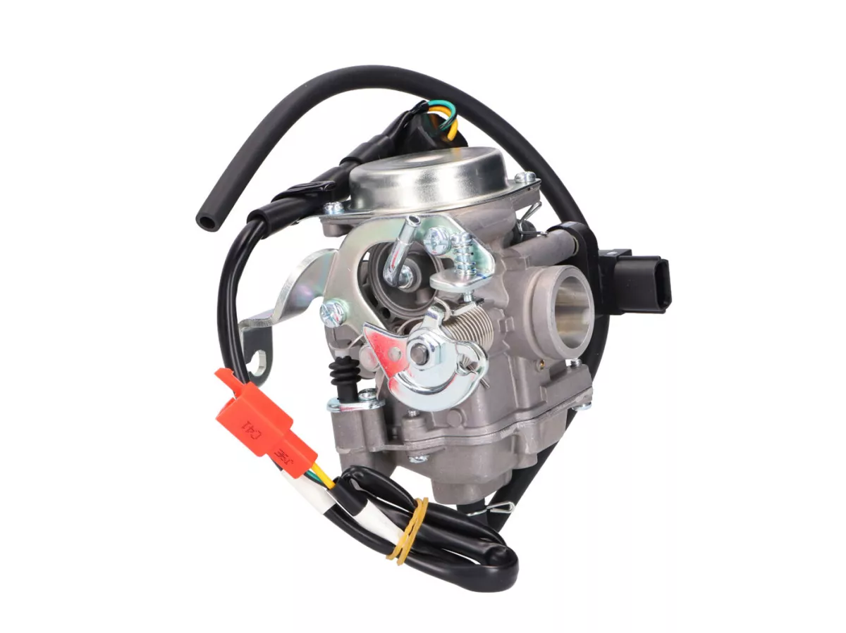 carburetor type SVB18 for 50cc Kymco, SYM, Peugeot, GY6 Euro4