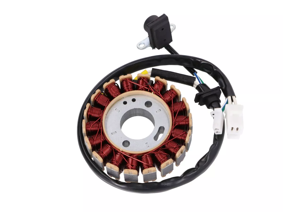 Statore alternatore -101 OCTANE- 18 bobine d=93mm per GY6 125, 150