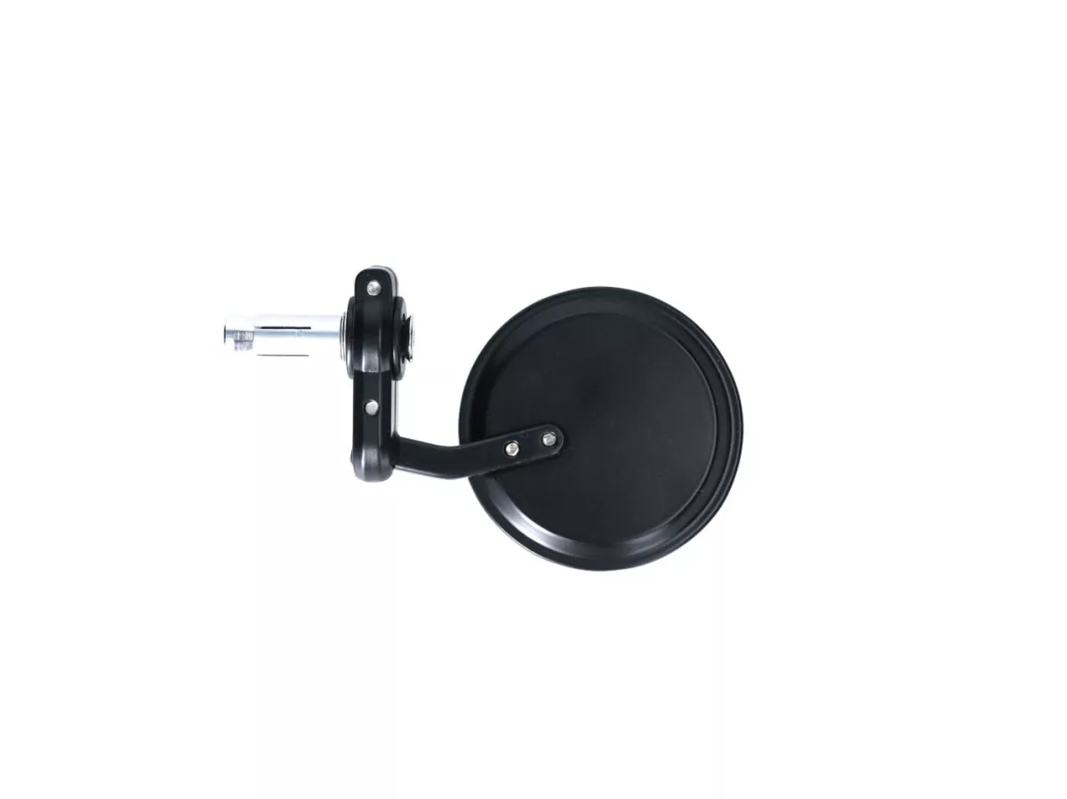 Rétroviseurs de guidon en aluminium CNC -101 OCTANE- noir rond