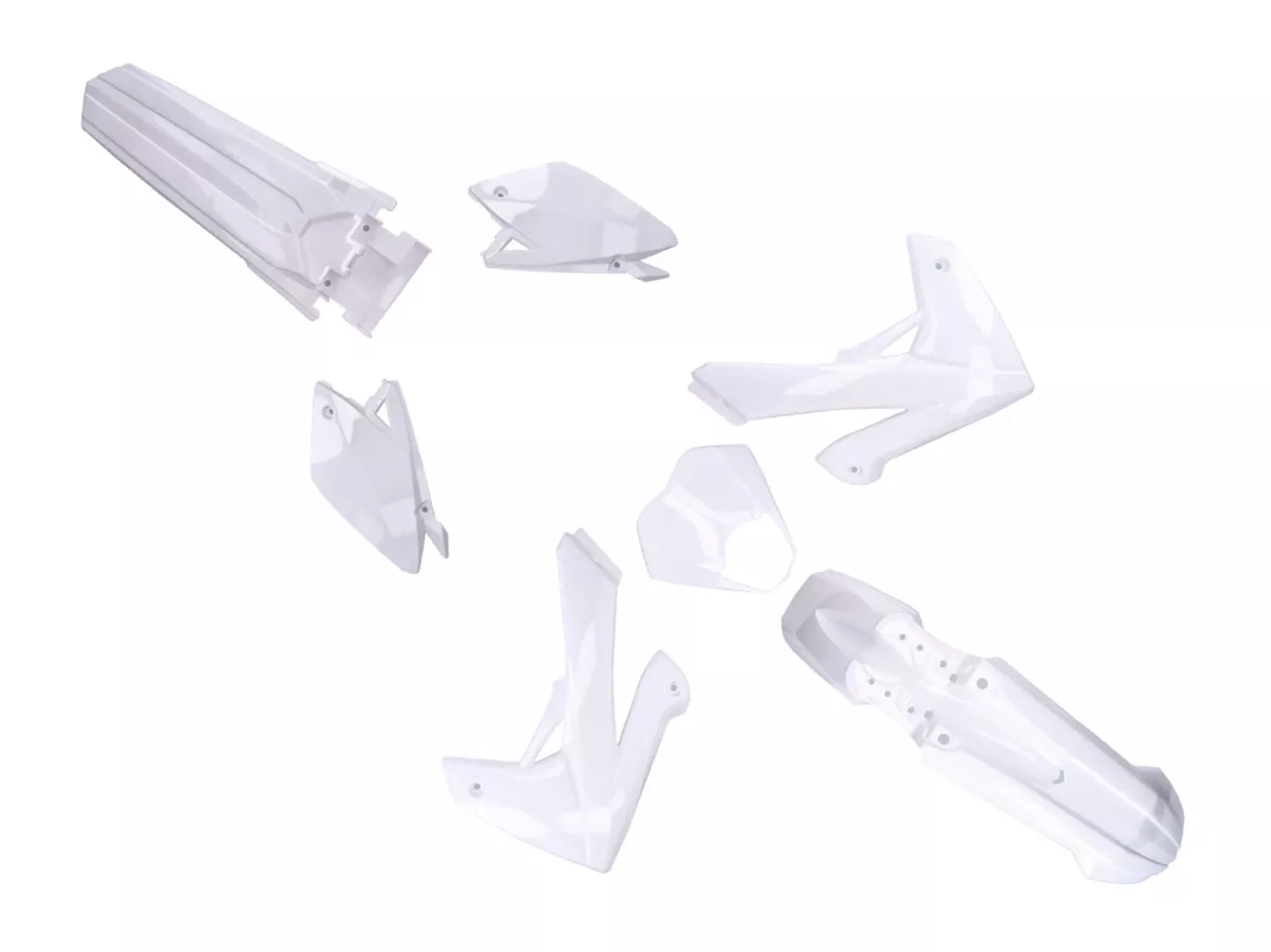 fairing kit complete white -101 OCTANE- for Rieju MRT