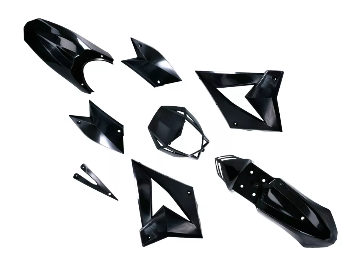 Kit fairing hitam lengkap -101 OCTANE- untuk CPI SX, SM, Beeline