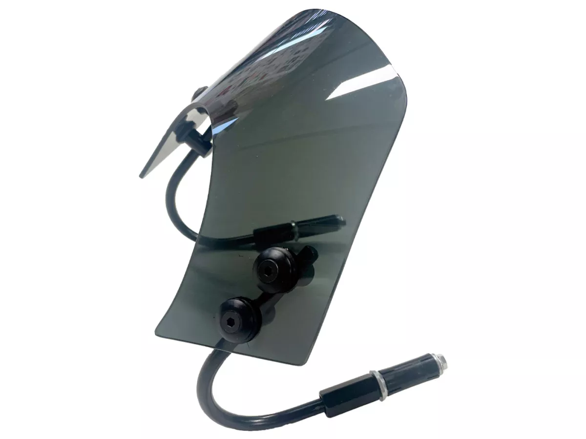 Short tinted windshield with bracket -101 OCTANE- for Vespa GTL 125-200, GTS 125-300