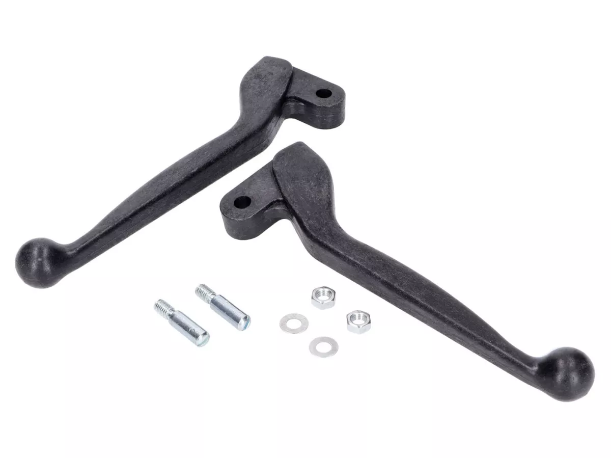 Bremshebel und Kupplungshebel Set -101 OCTANE- für Simson S51, S70, S53, SR50, SR80 - schwarz