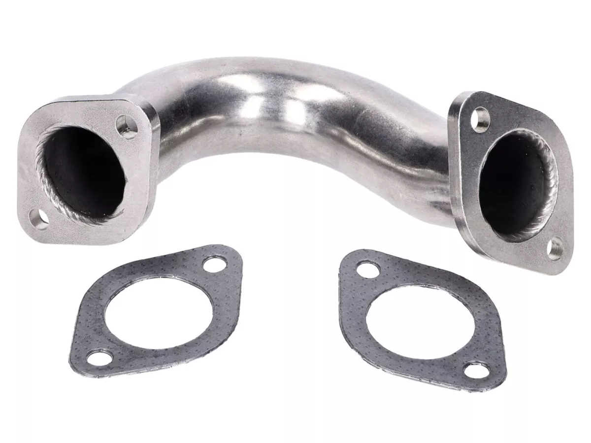 Manifold knalpot -101 OCTANE- tidak dibatasi - untuk Gilera Runner, Piaggio Hexagon, TPH, SKR, Italjet Dragster 125-180 2T - baja tahan karat