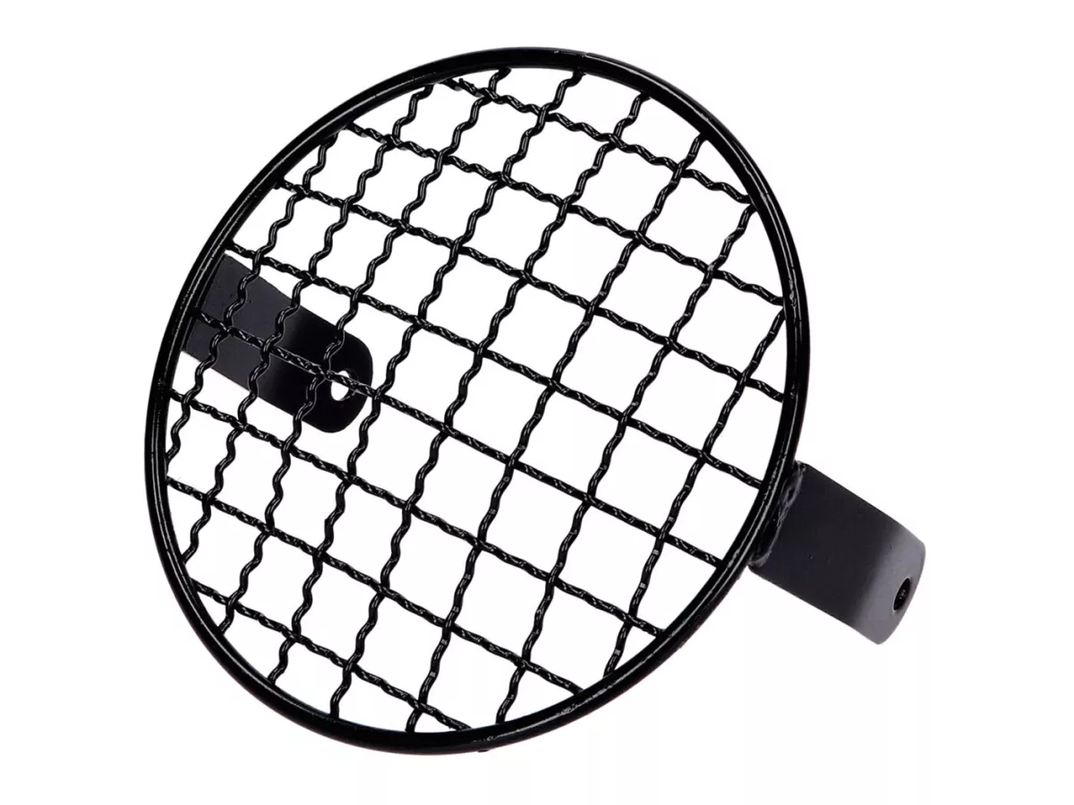 Rejilla redonda negra universal -101 OCTANE- para ciclomotor