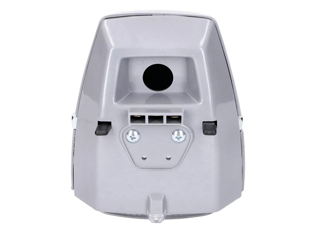 headlight assy grey w/ switch -101 OCTANE- for moped