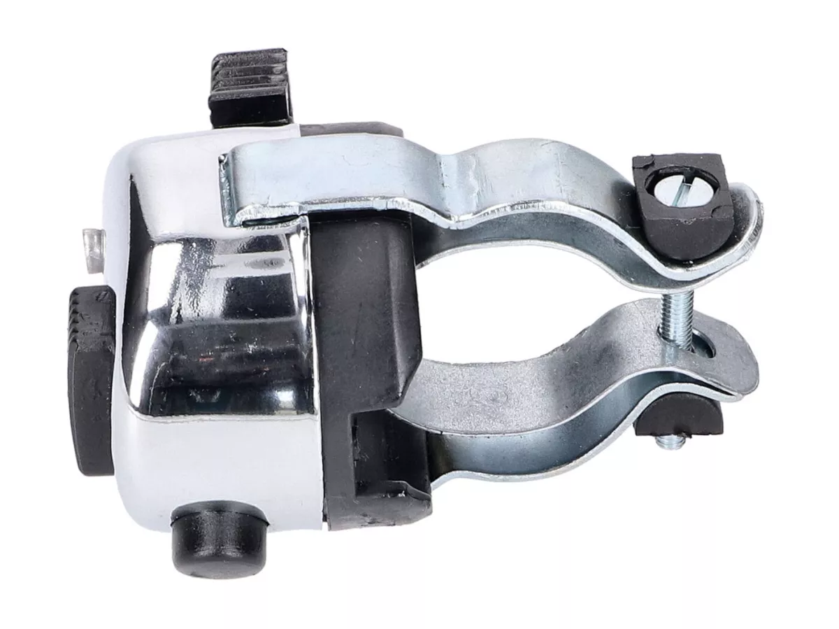 Interruptor de manillar cromado 3 funciones universal -101 OCTANE- para ciclomotores Puch, Sachs, Kreidler