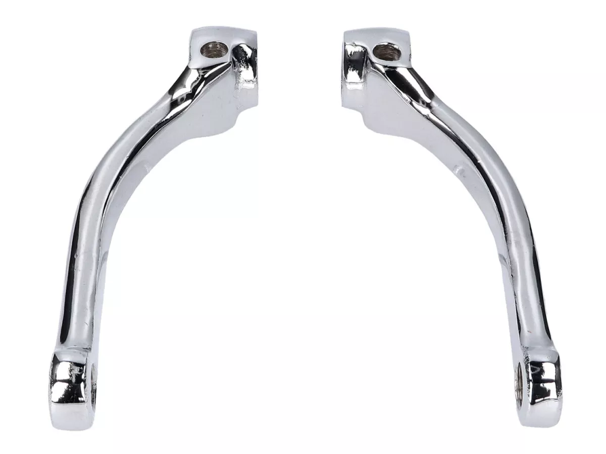 pedal crank arm set chromed universal -101 OCTANE- for moped