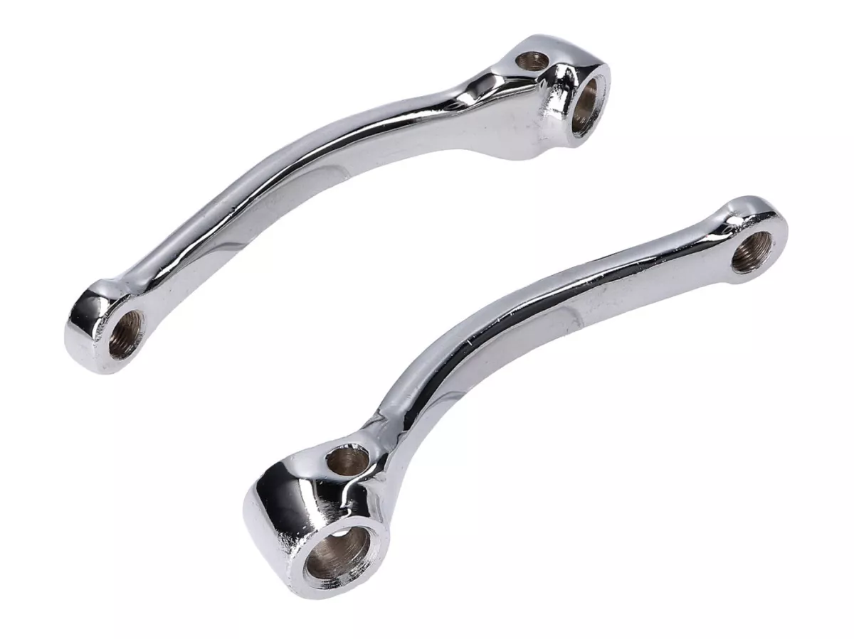 pedal crank arm set chromed universal -101 OCTANE- for moped