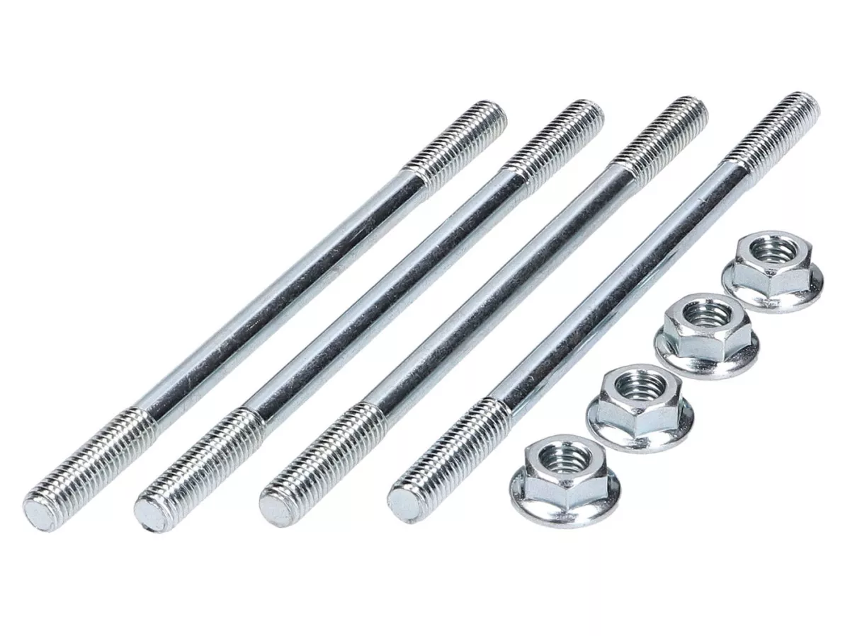 cylinder bolt set incl. nuts -101 OCTANE- M6x107mm - 4 pieces each