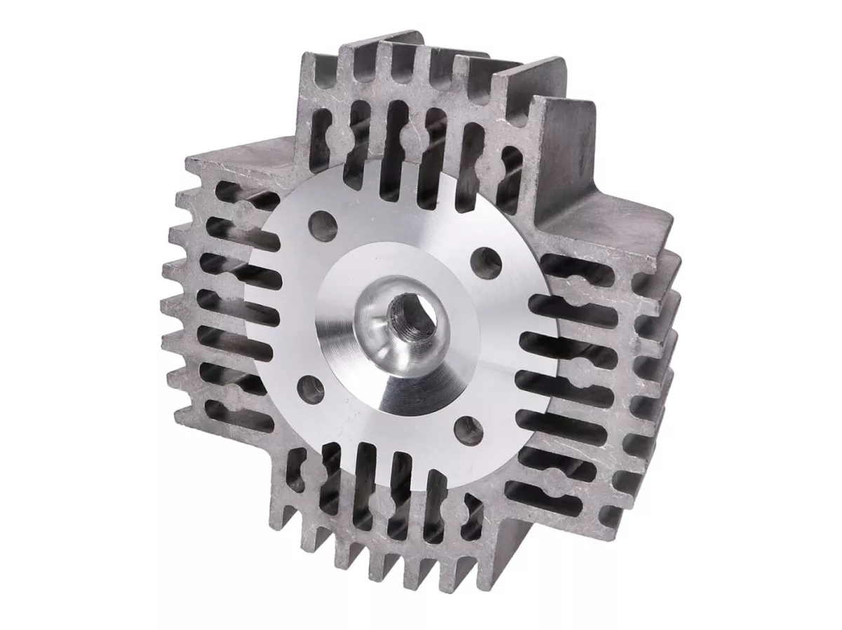 Testa cilindro 45mm 68,4cc alluminio alette di raffreddamento lunghe -101 OCTANE- per Puch Maxi, X30 Automatico