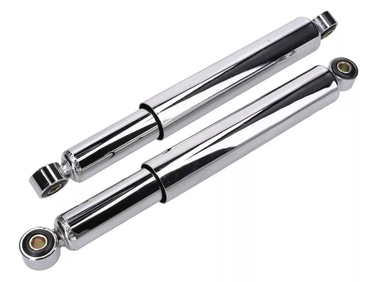 Stötdämpare -101 OCTANE- set stängd krom - 340mm