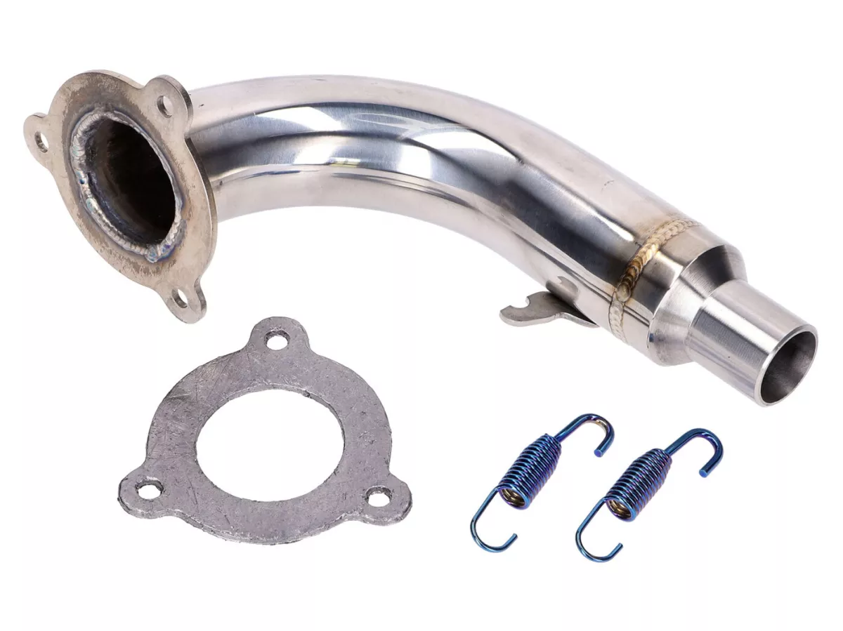 Exhaust manifold -101 OCTANE- unrestricted - for Rieju MRT Euro5 - stainless steel