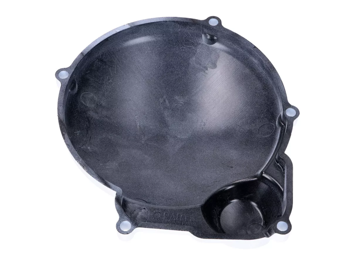 Tapa del alternador / tapa de encendido blanca -101 OCTANE- para Minarelli AM, Generic, KSR-Moto, Keeway, Motobi, Ride, 1E40MA, 1E40MB