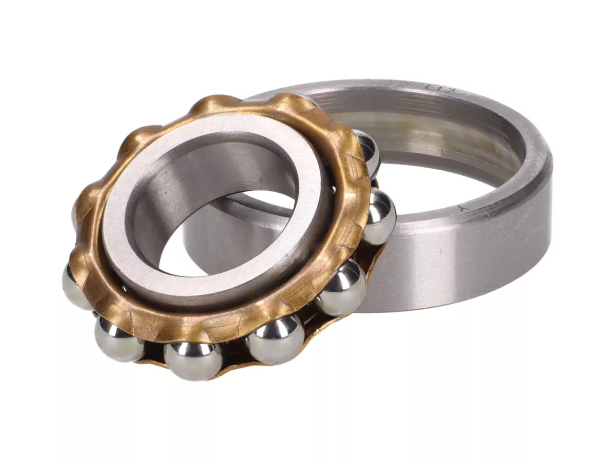 crankshaft ball bearing L17TVP w/ brass cage 17x40x10mm -101 OCTANE- for Puch