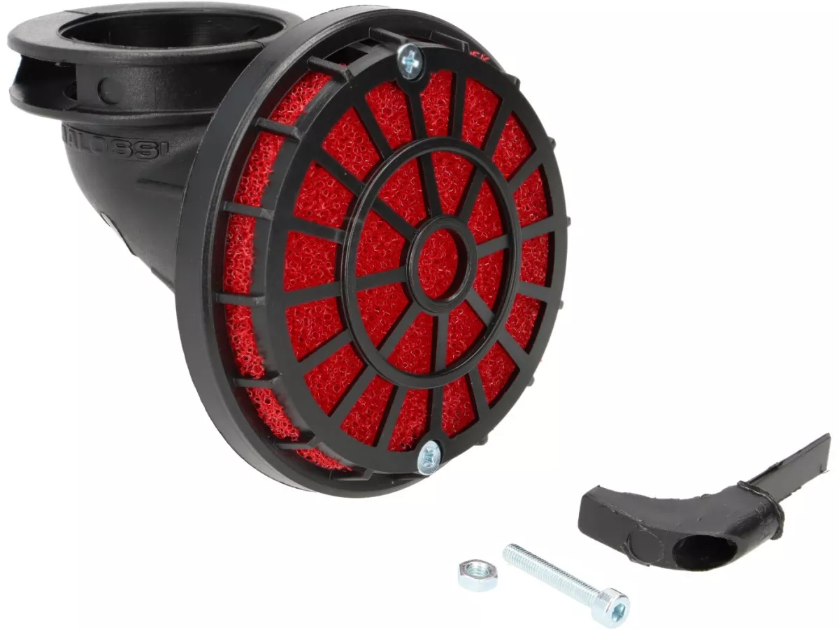 Air filter -MALOSSI- RED FILTER E8 Ø 32/68,5, PHBG A/B - Peugeot 103,Vogue, MBK 51V, Honda MTX 50