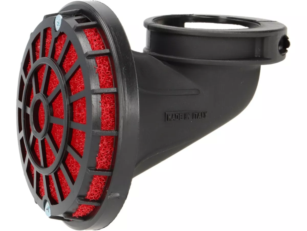 Air filter -MALOSSI- RED FILTER E8 Ø 32/68,5, PHBG A/B - Peugeot 103,Vogue, MBK 51V, Honda MTX 50