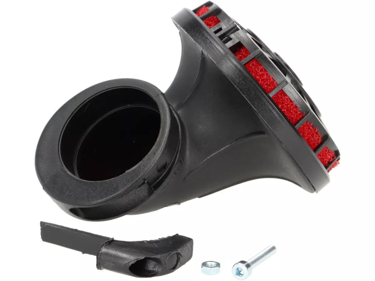Air filter -MALOSSI- RED FILTER E8 Ø 32/68,5, PHBG A/B - Peugeot 103,Vogue, MBK 51V, Honda MTX 50