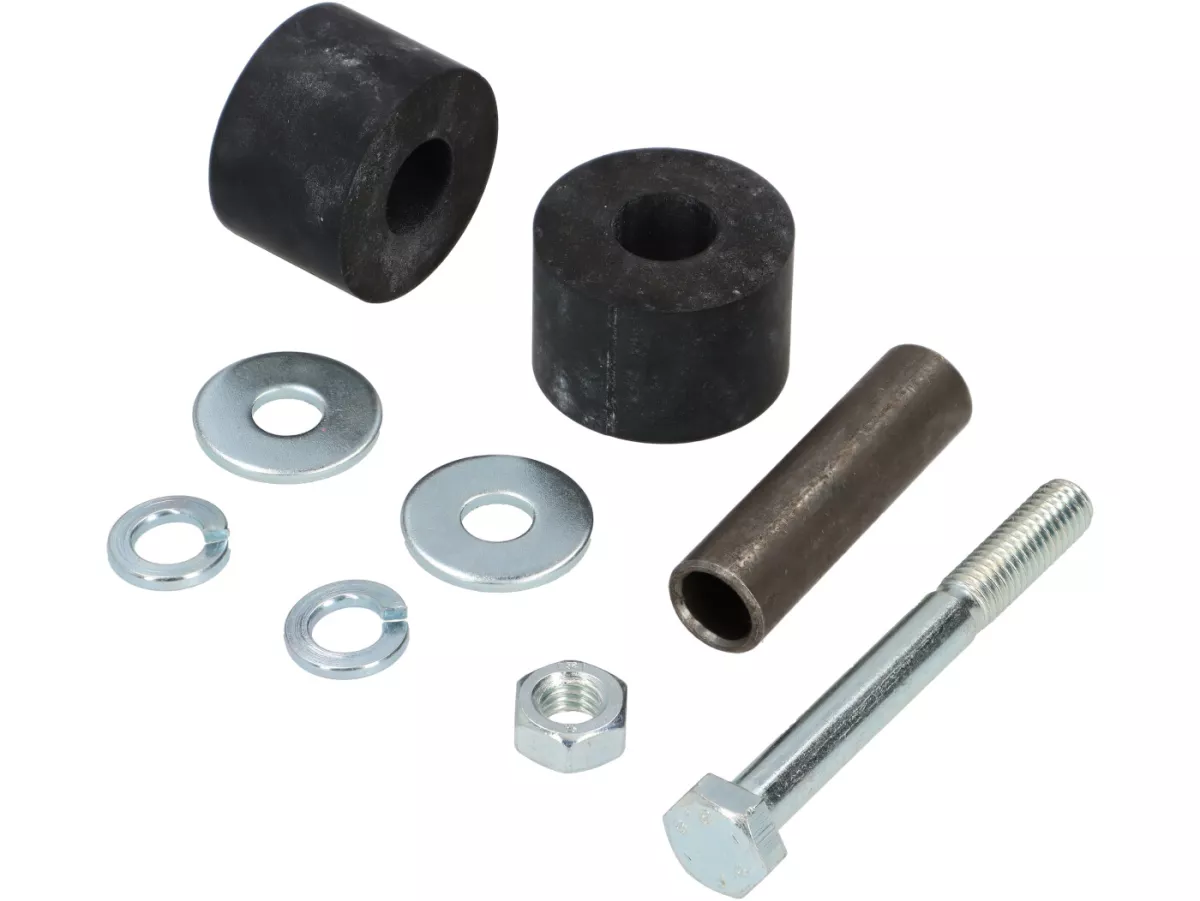 Bracket for exhaust -MALOSSI- SILENTPOT - with silent rubbers - Peugeot 103, Vogue