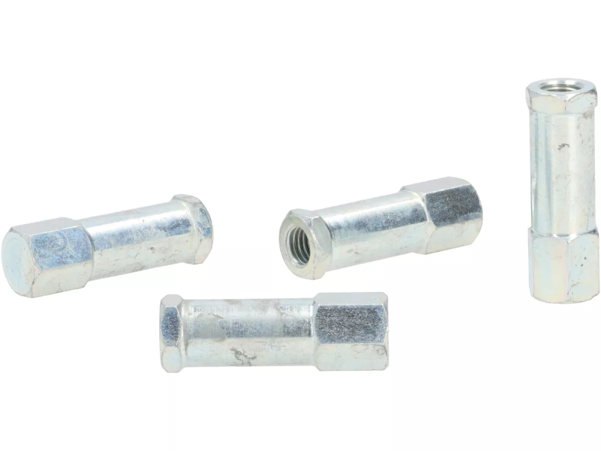 Cylindertoppsmuttersats -MALOSSI- M7 -Peugeot 103, Vogue, MBK 51V, Magnum,Passion, Rock, Racing