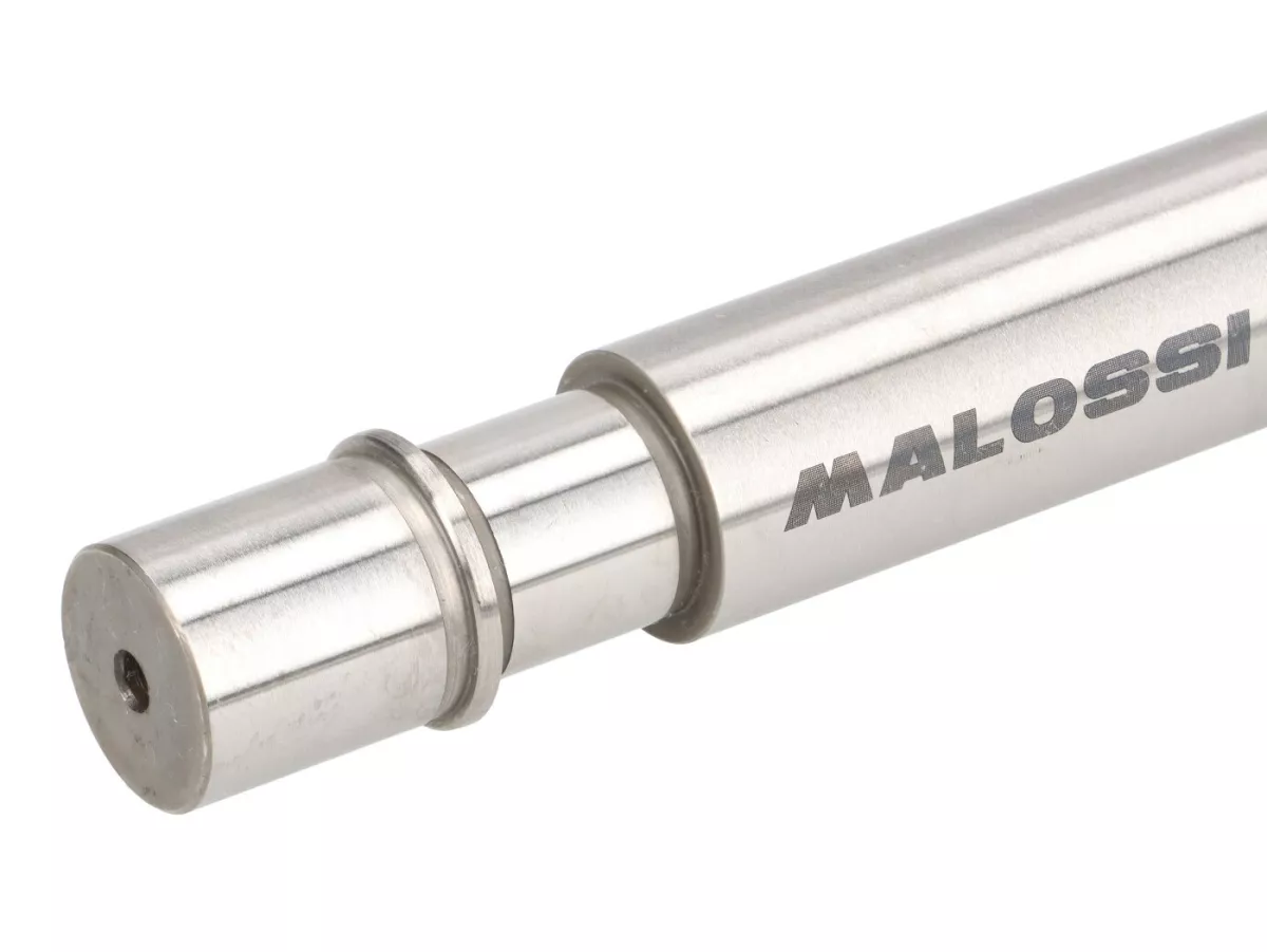 Assale ausiliario -MALOSSI- Vespa PX125, PX150, PX200, Cosa, T5 125cc - Sede cuscinetto: Ø=15mm, boccola: Ø=13mm, lunghezza: 121mm