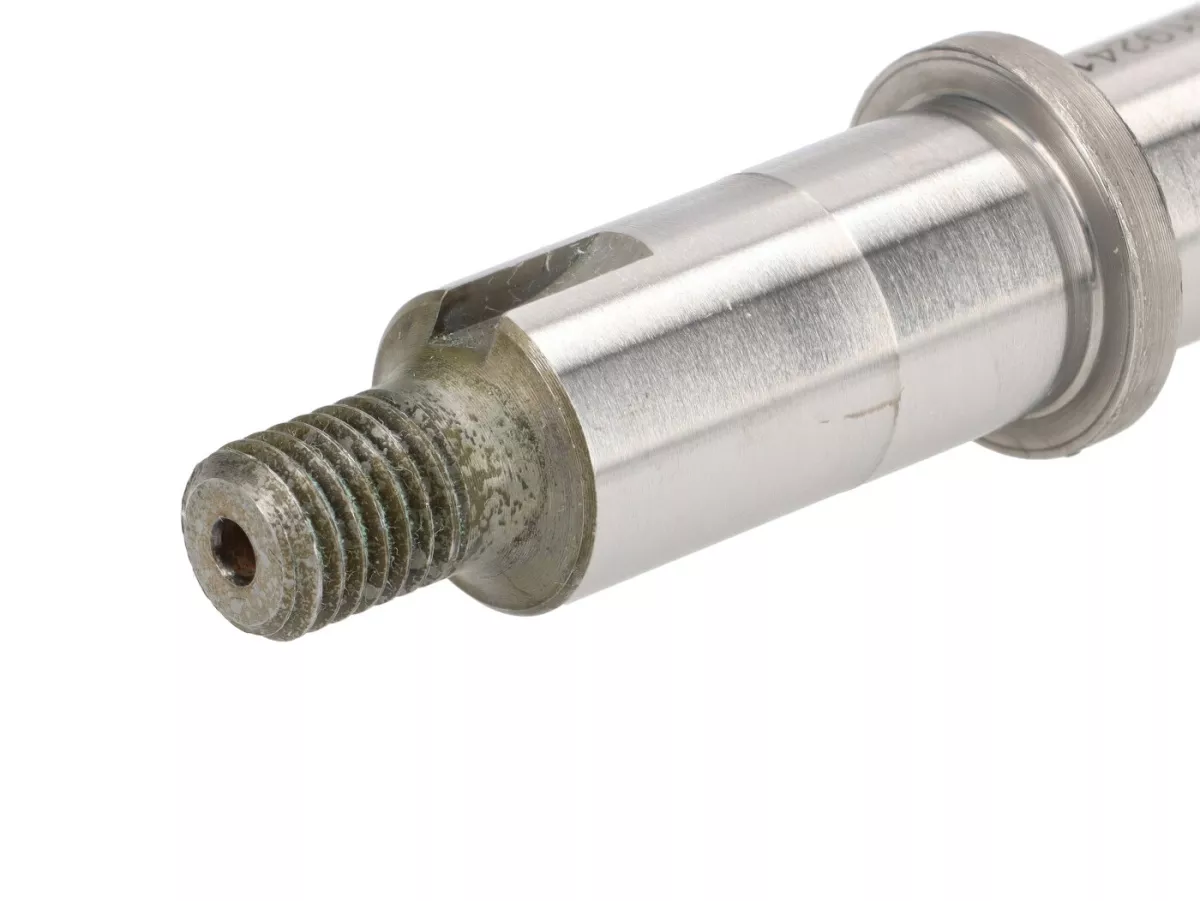 Assale ausiliario -MALOSSI- Vespa PX125, PX150, PX200, Cosa, T5 125cc - Sede cuscinetto: Ø=15mm, boccola: Ø=13mm, lunghezza: 121mm