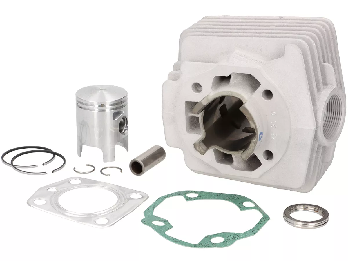 Cylinder -MALOSSI- 50 ccm Sport Aluminium - Ø39mm- MBK 51V, Magnum, Passion Racing, Rock - (kolvstift = Ø 13mm) - utan topplock