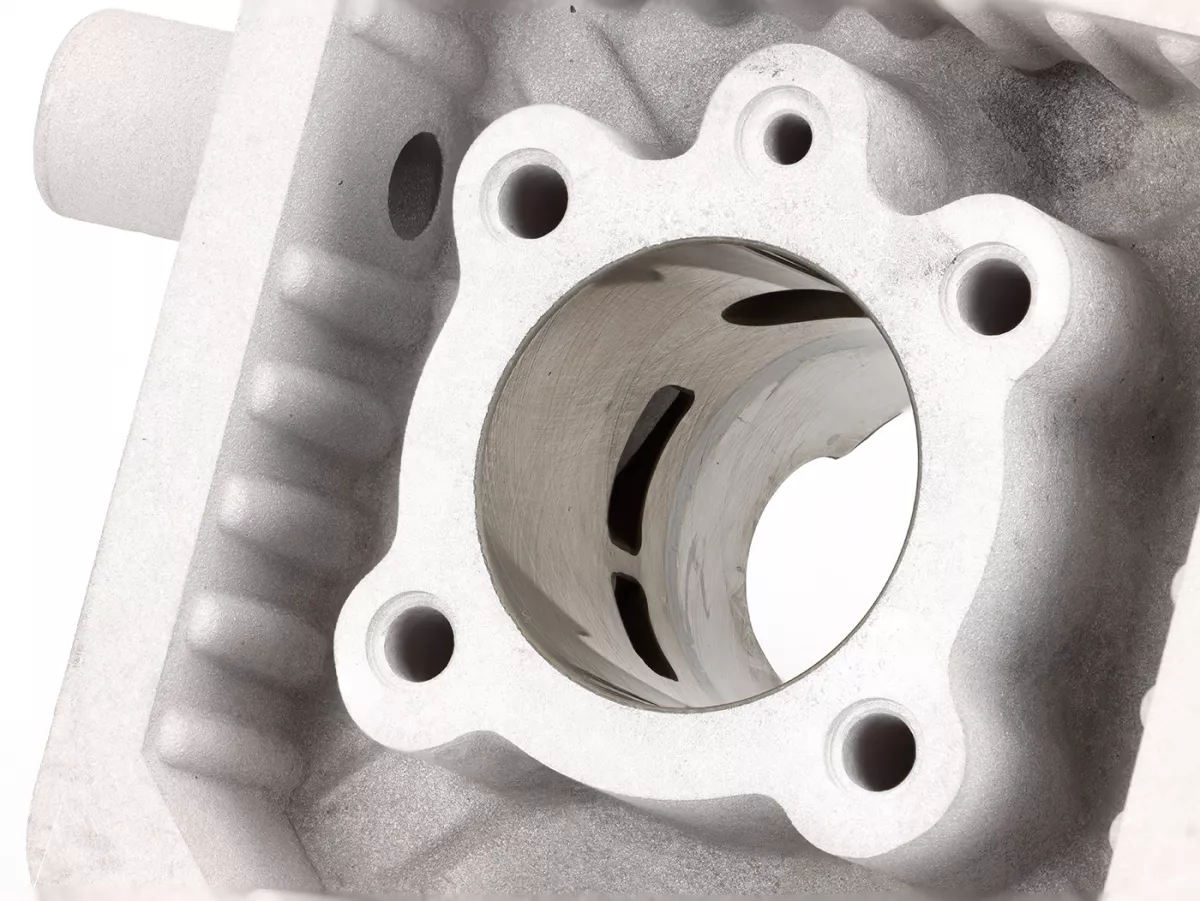 Cylinder -MALOSSI- 65 ccm Sport Aluminium LC - Ø45,5mm- Peugeot 103, Vogue - (kolvstift = Ø 12mm) - inkl. topplock